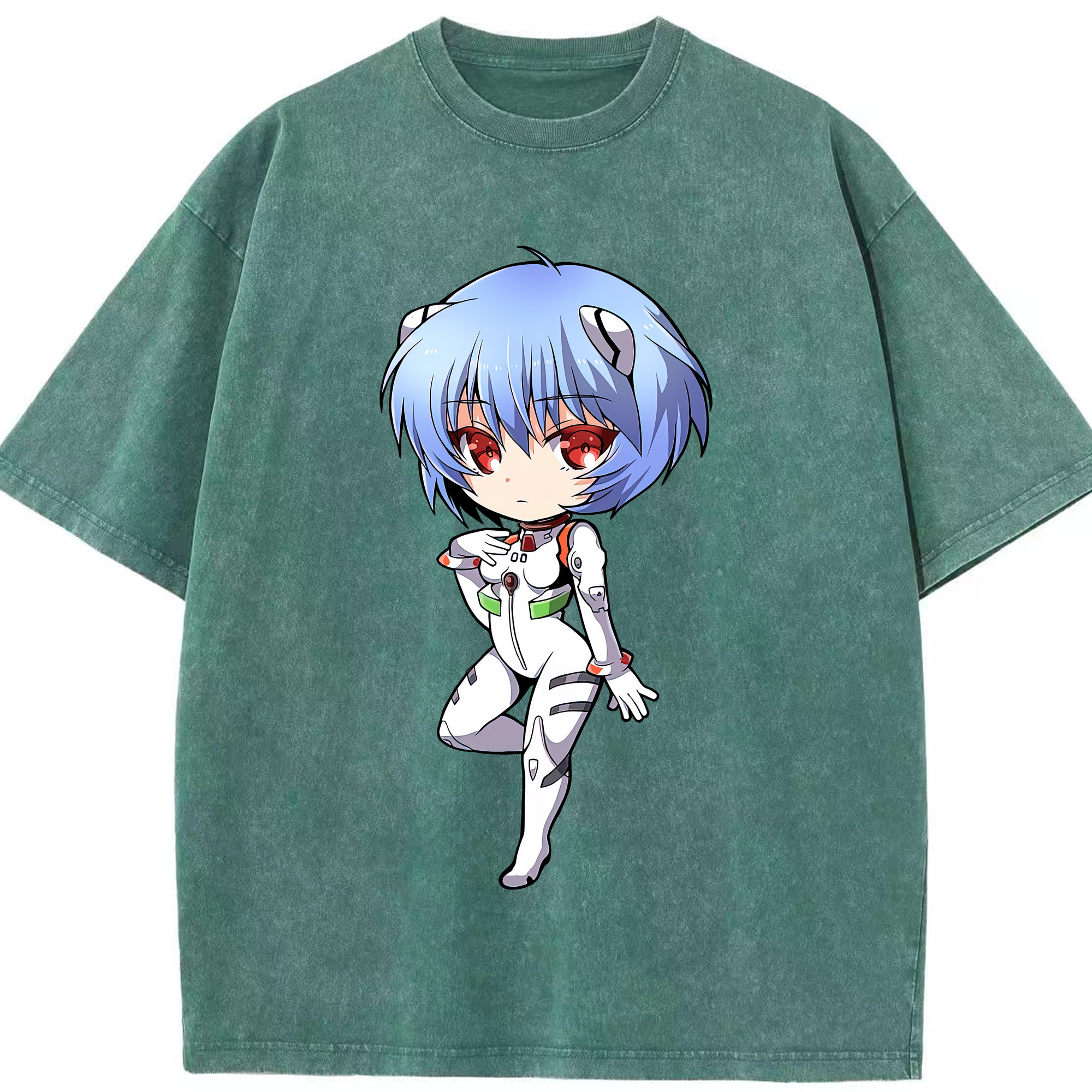 （画像用） EVA 新世紀エヴァンゲリオン 綿100% ヴィンテージ風 半袖Tシャツ（フロントプリント）